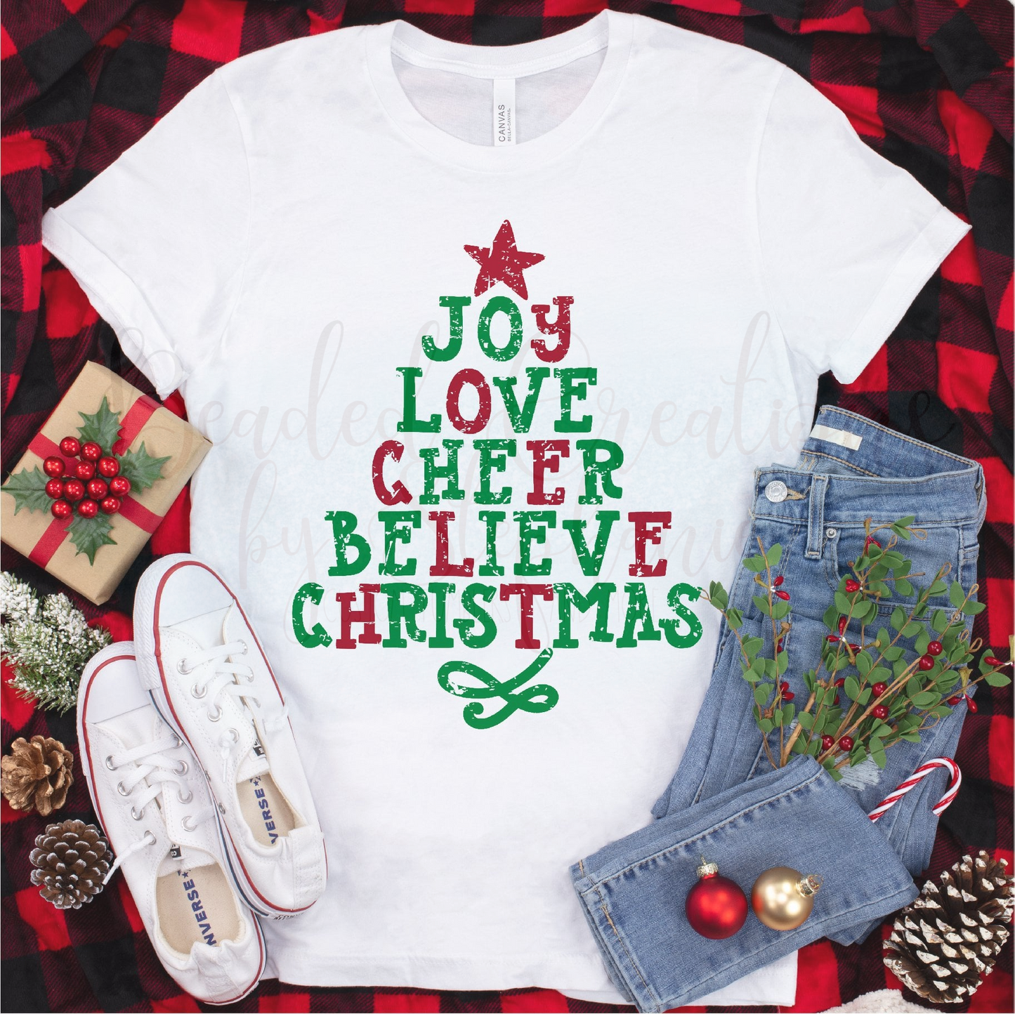 Joy Love Cheer Tree