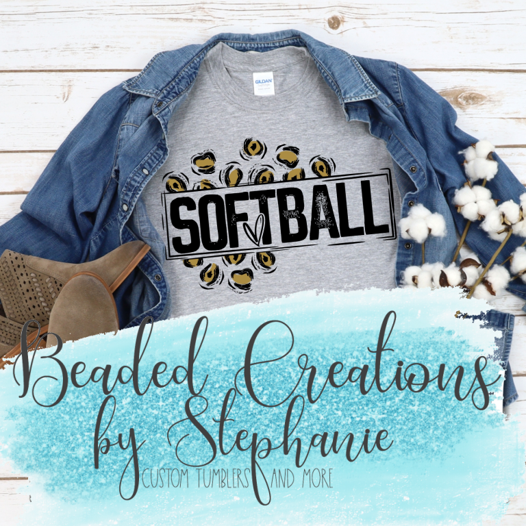 Softball Full Color Leopard