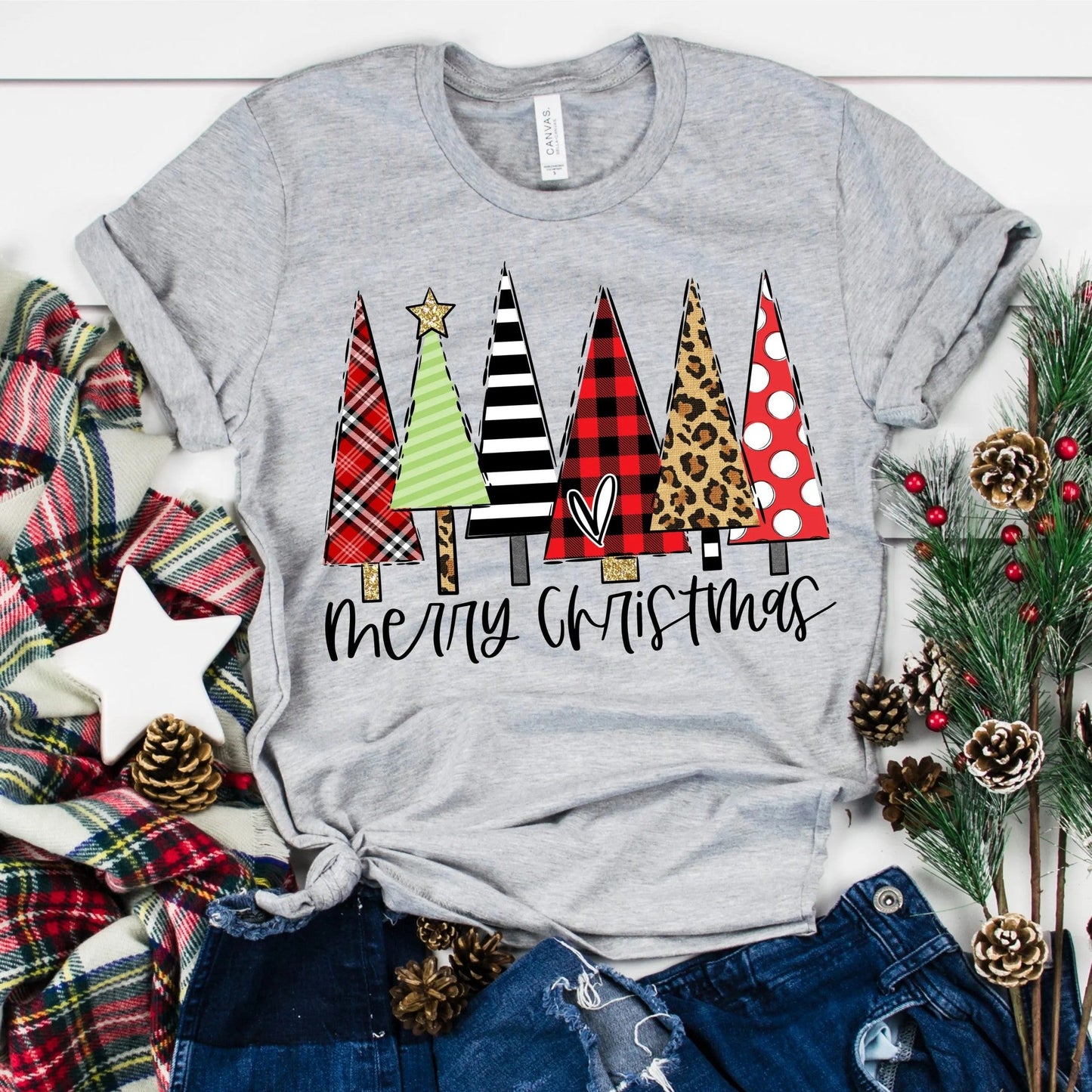Merry Christmas 6 Trees