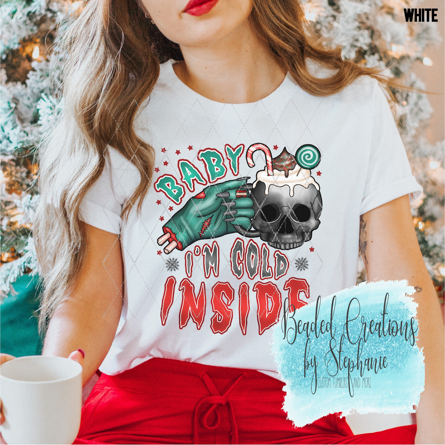 Baby it's cold outside Skull Mug