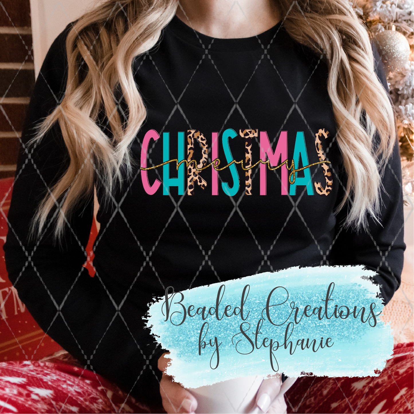 Christmas Pink & Teal