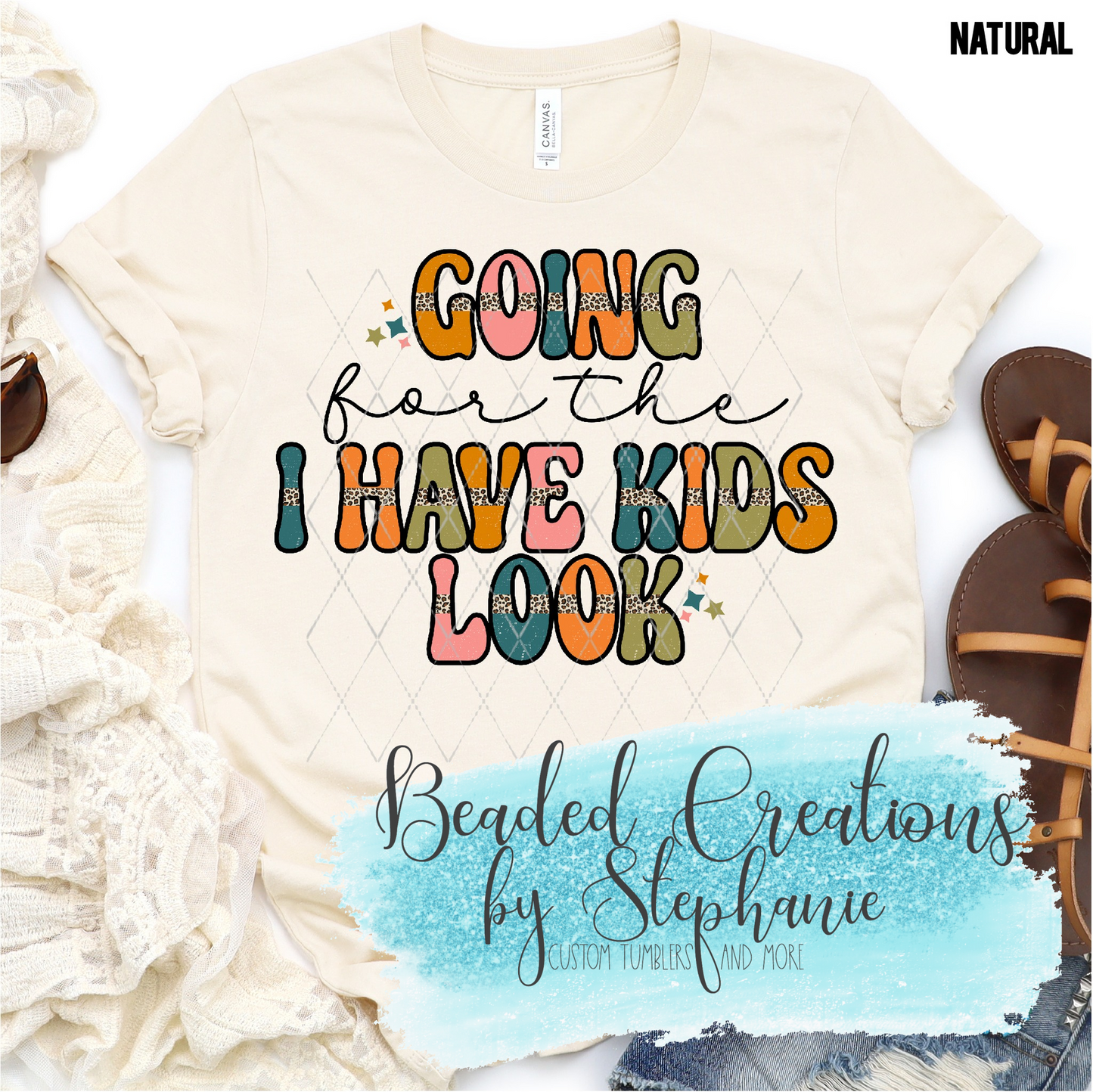 Going for the I have kids look