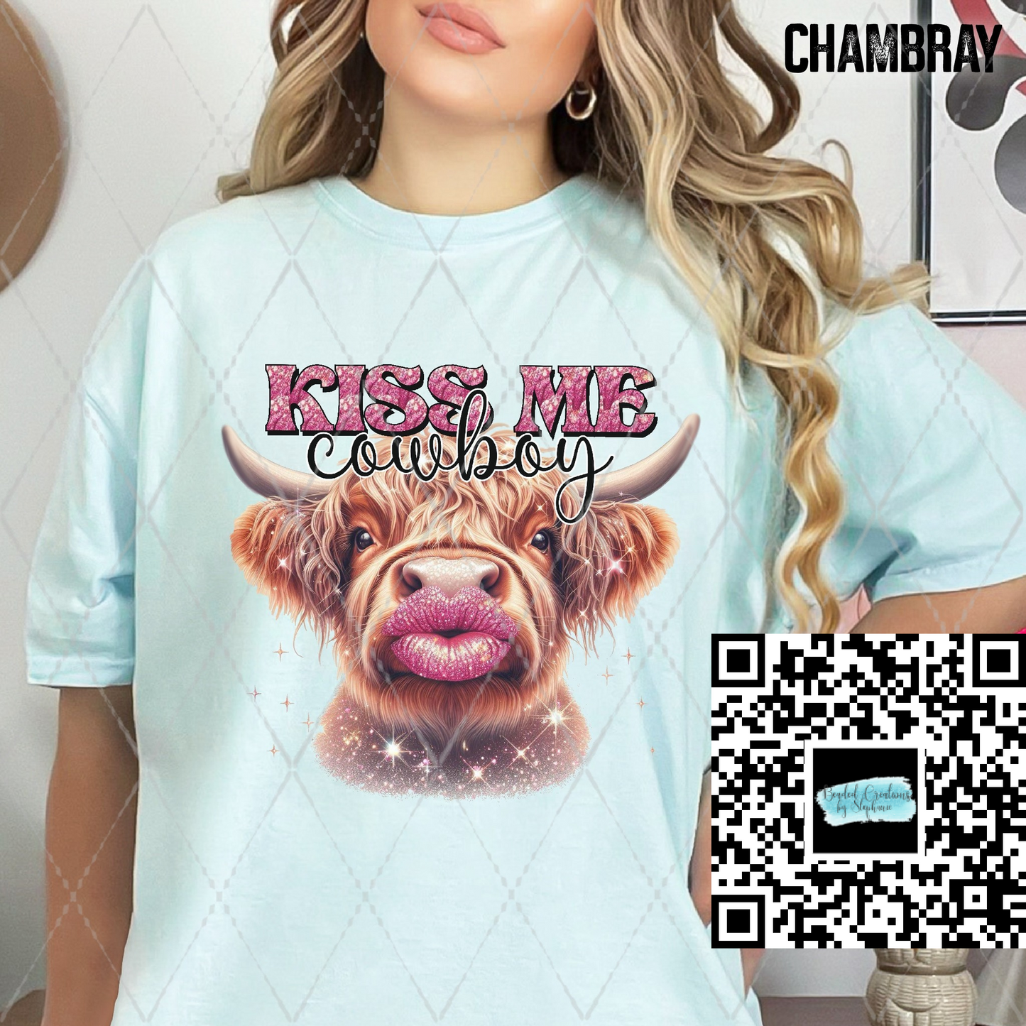 Kiss Me Cowboy Cow
