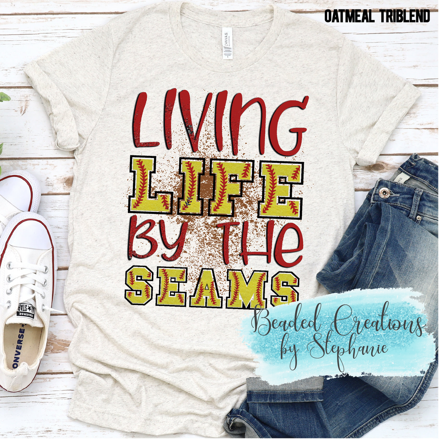 Living Life By The Seams Softball