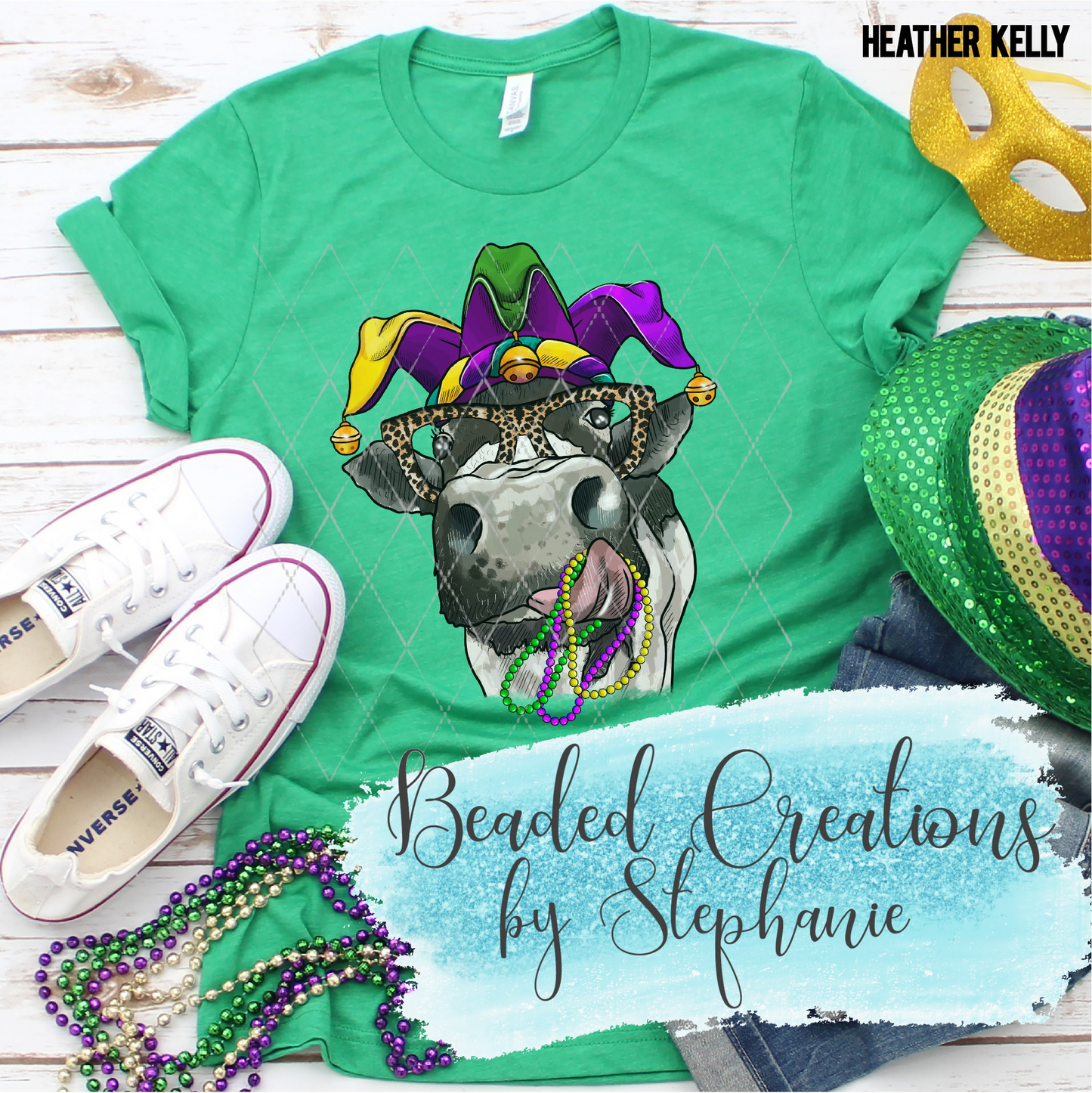Mardi Gras Cow
