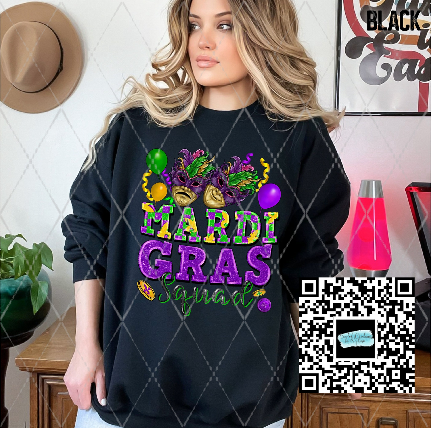Mardi Gras Squad Multicolor