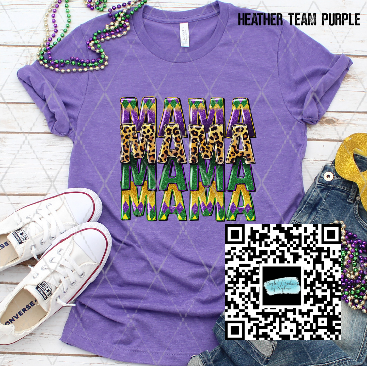 Mardi Gras Mama Stacked
