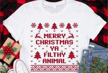 Merry Christmas Ya Filthy Animal