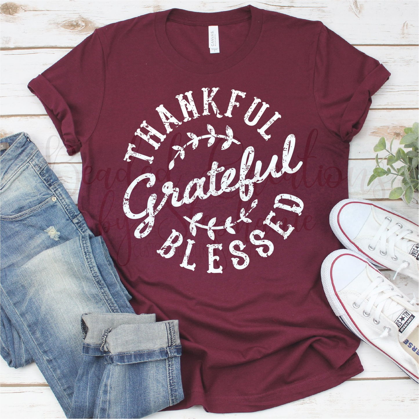 Thankful Grateful Blessed Circle