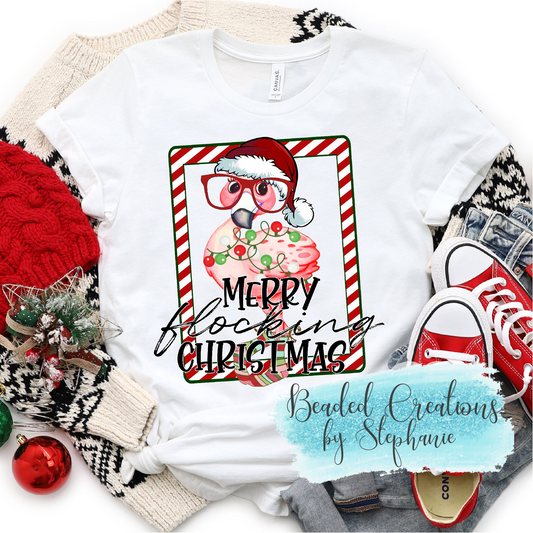 Merry Flocking Christmas one Flamingo