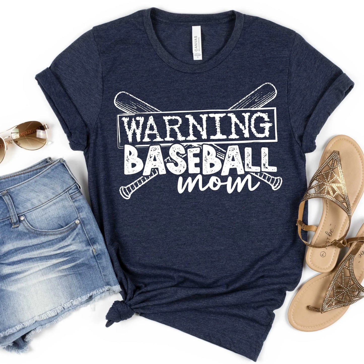 Warning Baseball Mom