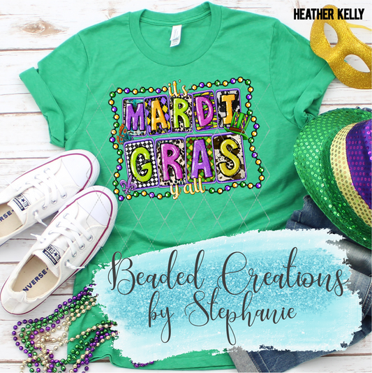 Mardi Gras Beads Green