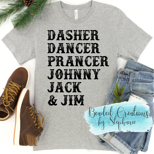Dasher Dancer Jack Jim