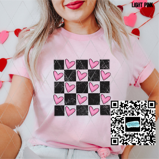 Checker Hearts