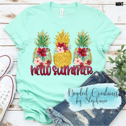 Hello Summer Pineapple