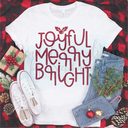 Joyful Merry Bright