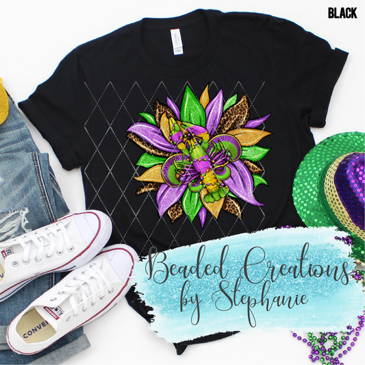 Mardi Gras Flower Crawfish