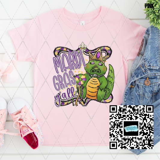 Mardi Gras Yall Gator
