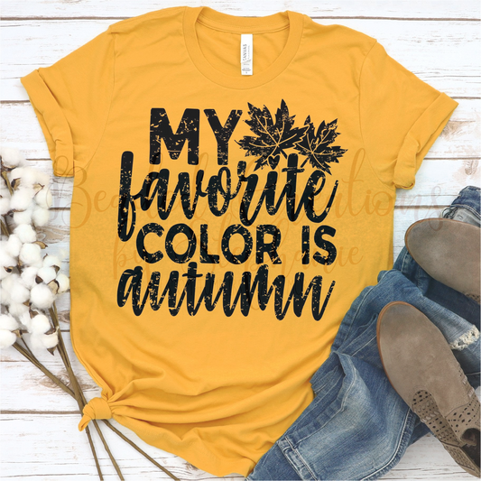 My Favorite Color is Autumn