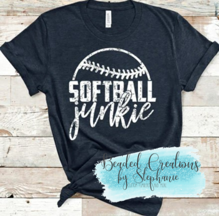 Softball Junkie White